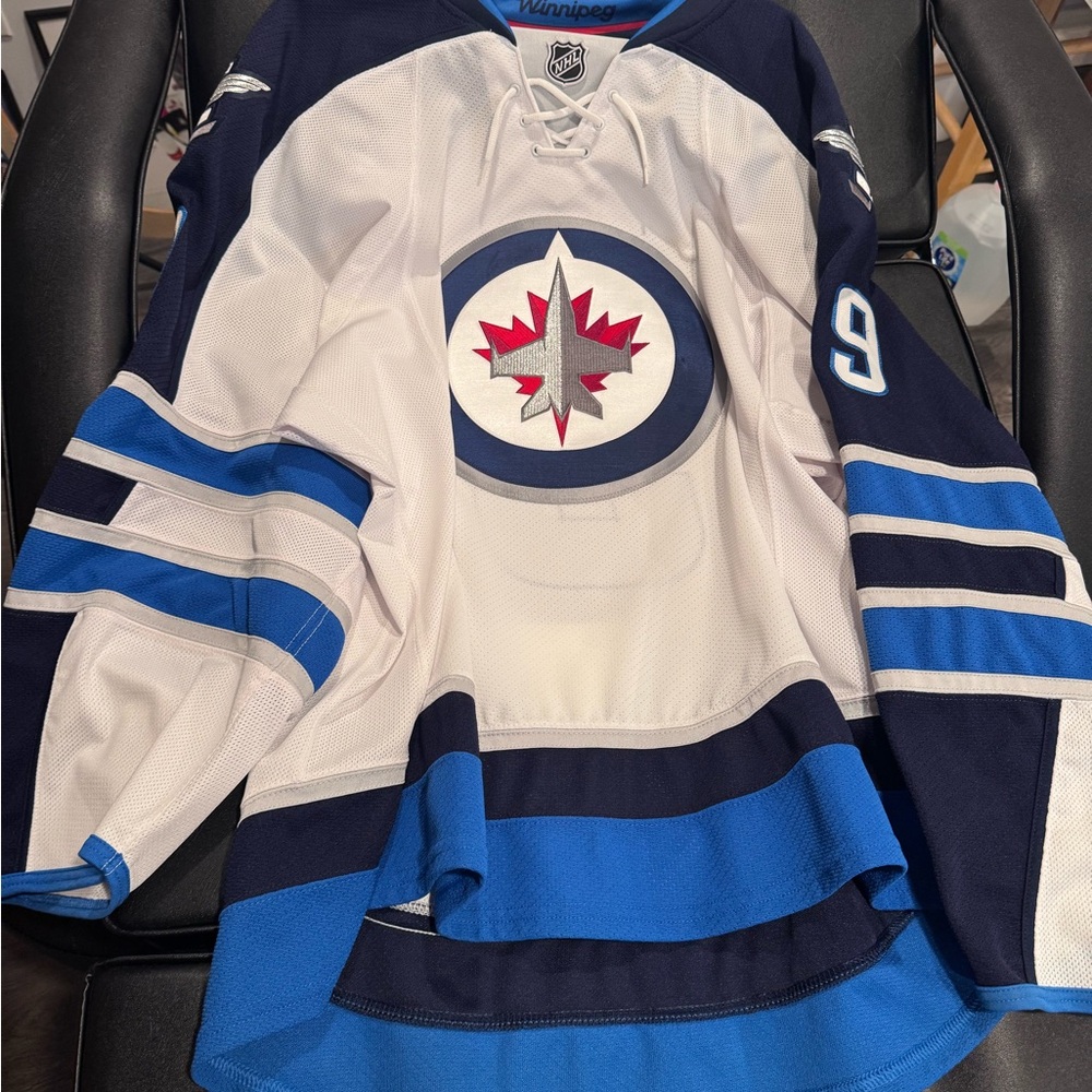 Winnipeg Jets Blue and White Jersey